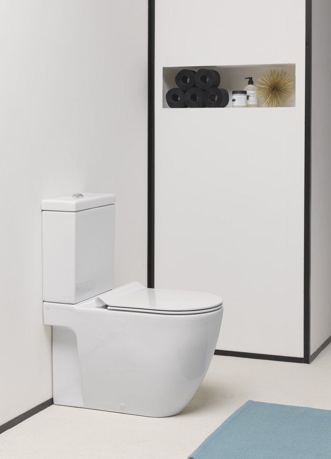 PURA Vas WC combinat, evacuare S/P, 36x68cm, alb ExtraGlaze