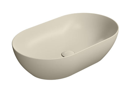 PURA Lavoar ceramic pe blat 60x37cm, creta mat