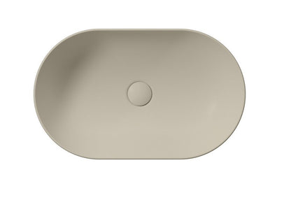 PURA Lavoar ceramic pe blat 60x37cm, creta mat