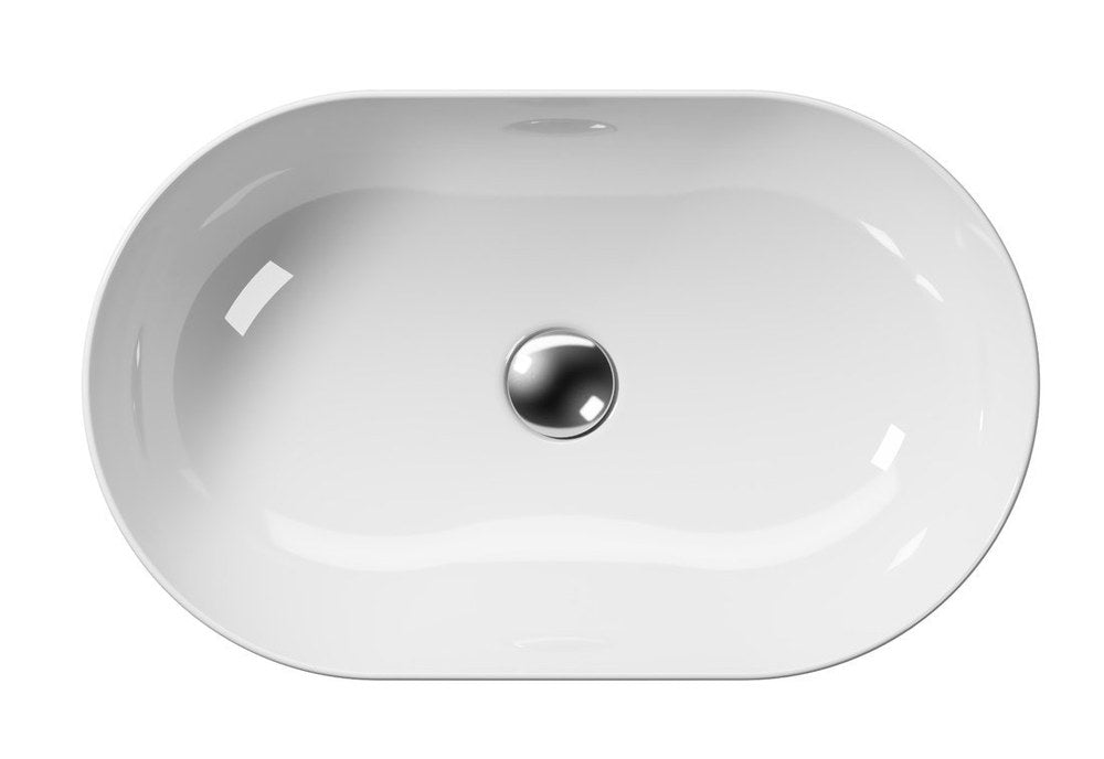 PURA lavoar ceramic pentru montaj pe blat 60×37 cm, alb ExtraGlaze