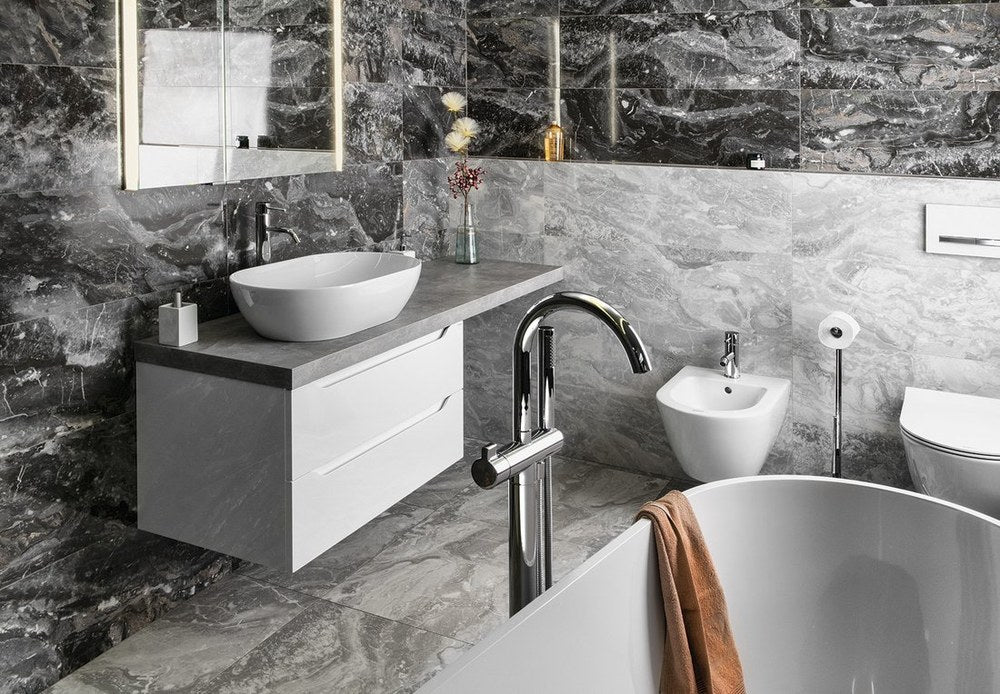 PURA lavoar ceramic pentru montaj pe blat 60×37 cm, alb ExtraGlaze