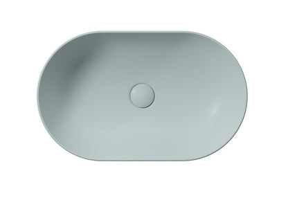 PURA Lavoar ceramic pe blat 60x37cm, ghiaccio mat