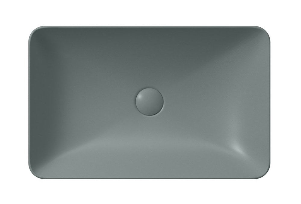 PURA Lavoar ceramic pe blat 60x38cm, agave mat