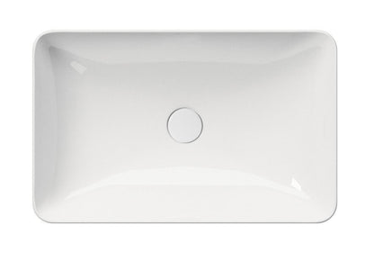 PURA lavoar ceramic pentru montaj pe blat 60×38 cm, alb ExtraGlaze