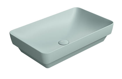 PURA Lavoar ceramic pe blat 60x38cm, ghiaccio mat