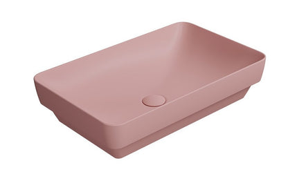 PURA Lavoar ceramic pe blat 60x38cm, blush mat
