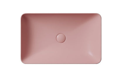 PURA Lavoar ceramic pe blat 60x38cm, blush mat
