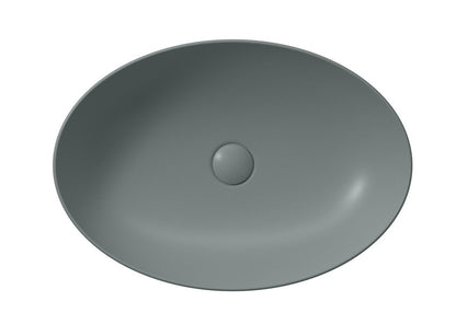 PURA lavoar ceramic pentru montaj pe blat 60×42 cm, agave mat
