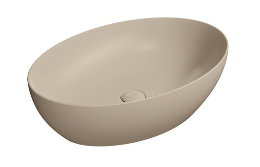 PURA lavoar ceramic pentru montaj pe blat 60×42 cm, creta mat