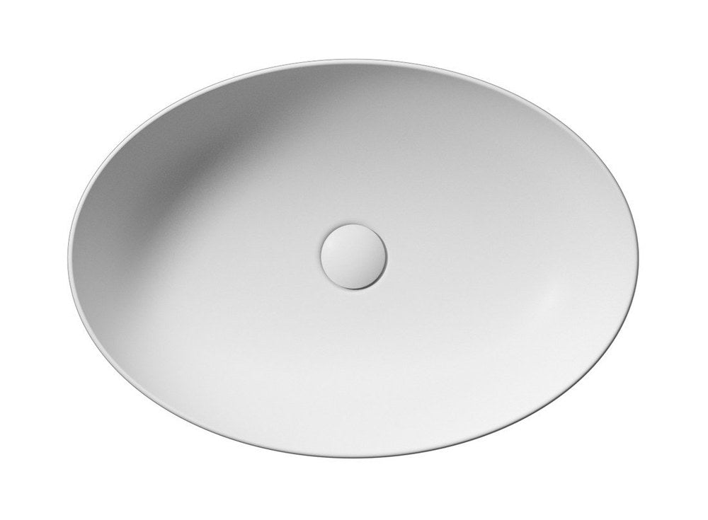 PURA lavoar ceramic pentru montaj pe blat 60×42 cm, alb mat