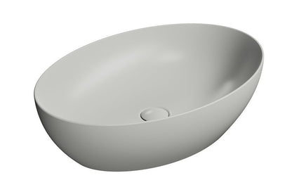 PURA lavoar ceramic pentru montaj pe blat 60×42 cm, cenere mat