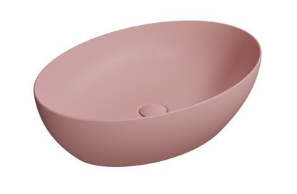 PURA Lavoar ceramic pe blat 60x42cm, blush mat
