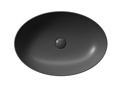 PURA lavoar ceramic pentru montaj pe blat 60×42 cm, negru mat