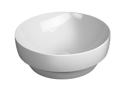 PURA lavoar ceramic pe blat Ø40 cm, alb ExtraGlaze
