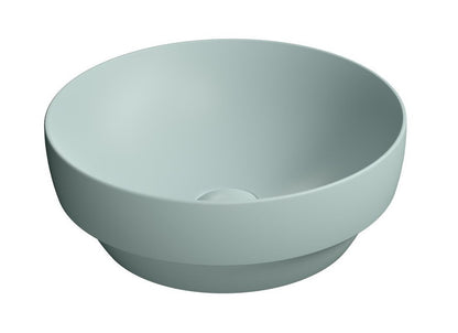 PURA Lavoar ceramic pe blat, Ø40cm, ghiaccio mat