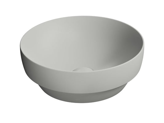 PURA Lavoar ceramic pe blat, Ø40cm, cerene mat