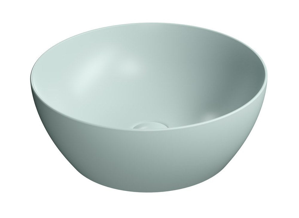 PURA lavoar ceramic pentru montaj pe blat Ø 42 cm, ghiaccio mat