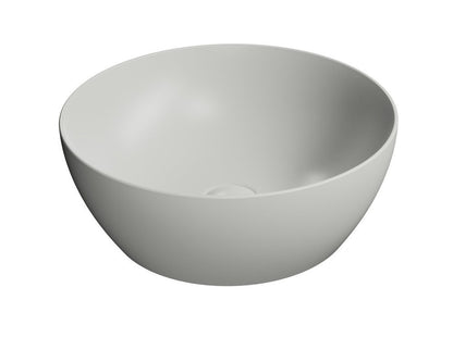 PURA lavoar ceramic pentru montaj pe blat Ø 42 cm, cenere mat