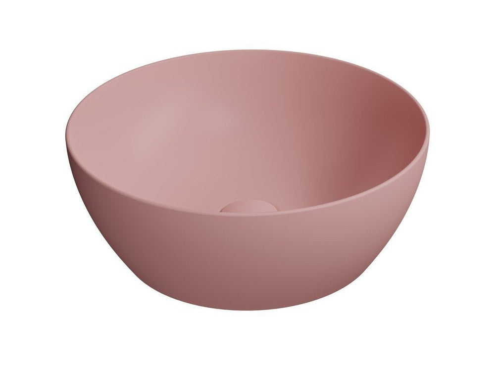PURA Lavoar ceramic pe blat Ø42cm, blush mat