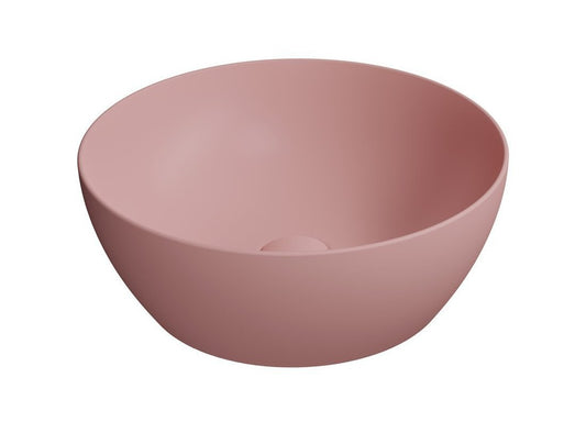 PURA Lavoar ceramic pe blat Ø42cm, blush mat