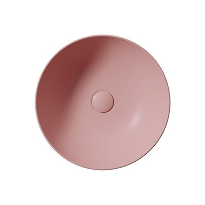 PURA Lavoar ceramic pe blat Ø42cm, blush mat