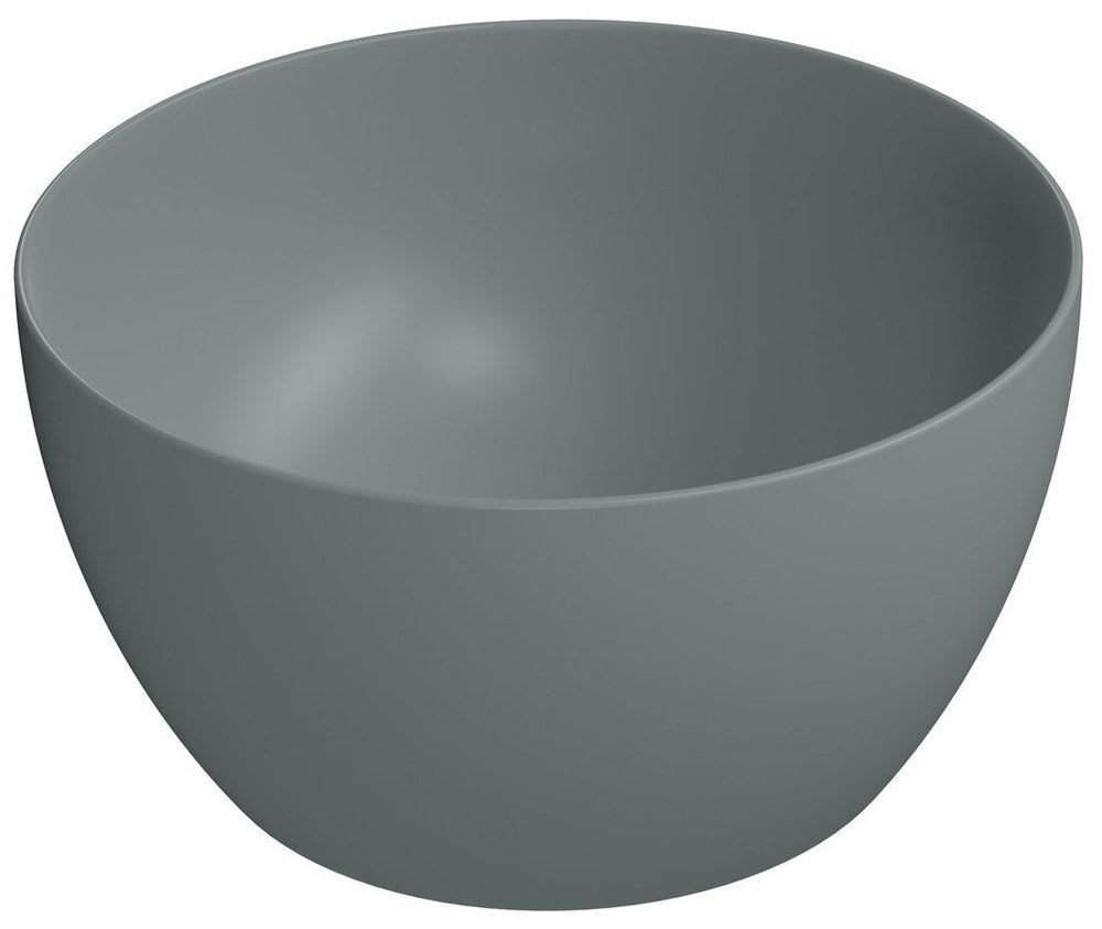 PURA Lavoar ceramic pe blat înalt, Ø42cm, agave mat