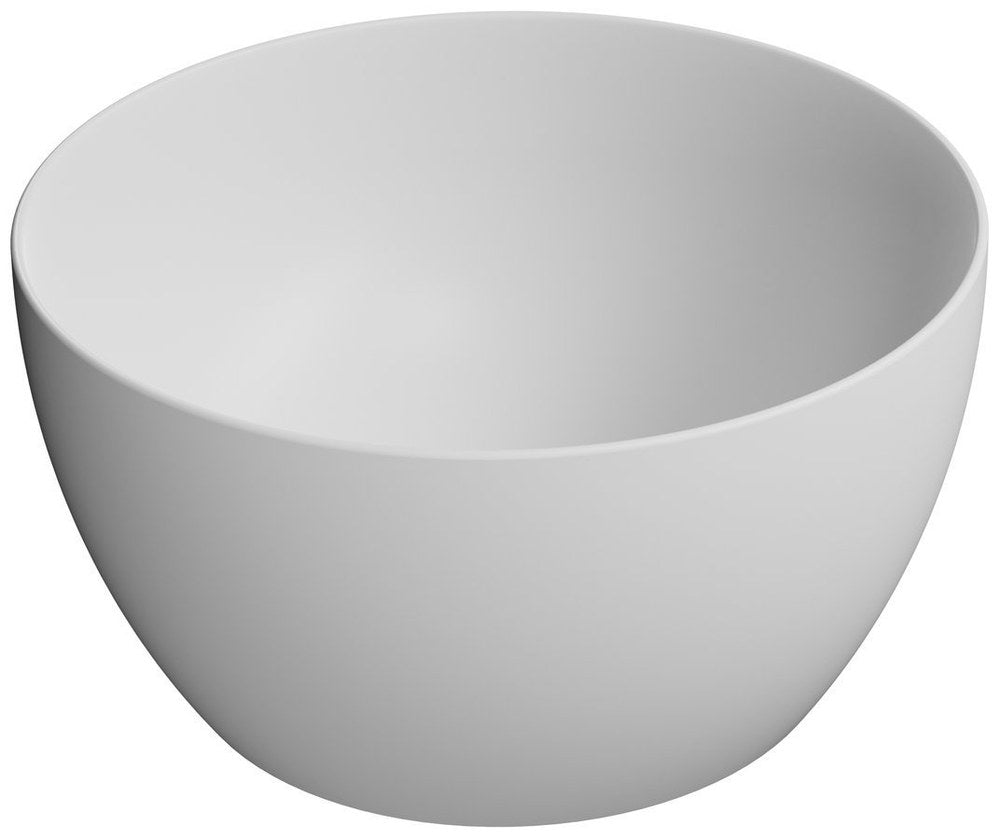 PURA Lavoar ceramic pe blat înalt, Ø42cm, alb mat