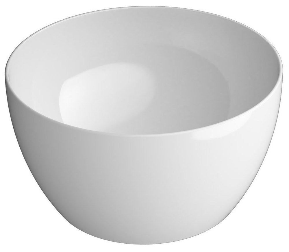 PURA Lavoar ceramic pe blat înalt, Ø42cm, alb ExtraGlaze