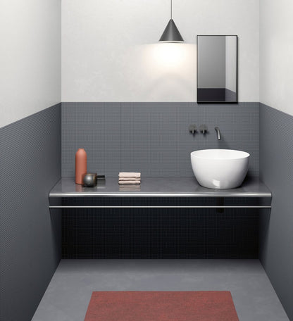 PURA Lavoar ceramic pe blat înalt, Ø42cm, alb ExtraGlaze