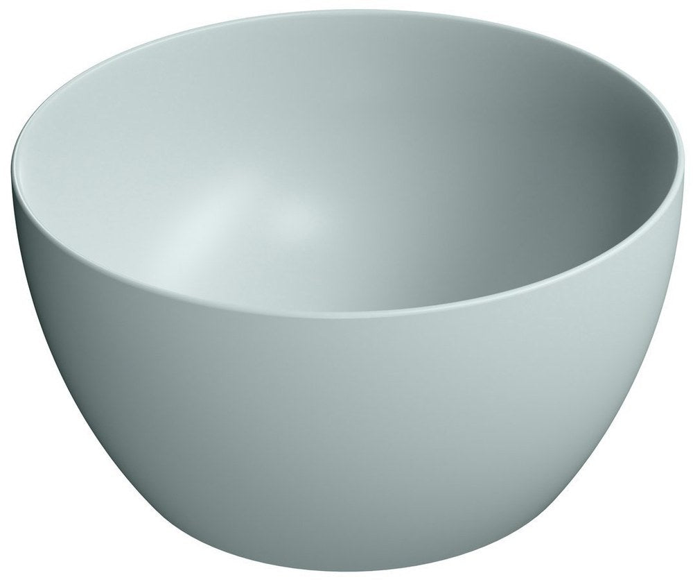 PURA Lavoar ceramic pe blat înalt, Ø42cm, ghiaccio mat