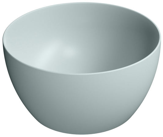 PURA Lavoar ceramic pe blat înalt, Ø42cm, ghiaccio mat