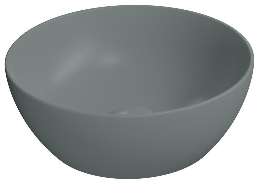 PURA Lavoar ceramic pe blat, Ø32cm, agave mat