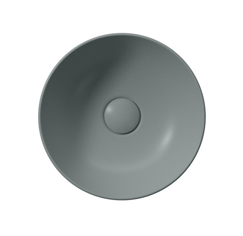PURA Lavoar ceramic pe blat, Ø32cm, agave mat