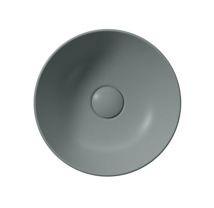 PURA Lavoar ceramic pe blat, Ø32cm, agave mat