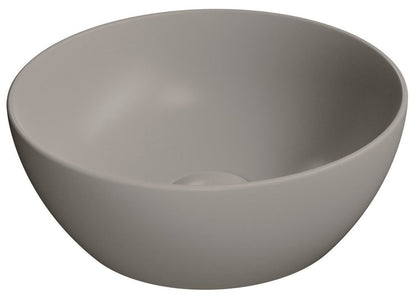 PURA Lavoar ceramic pe blat, Ø32cm, tortora mat