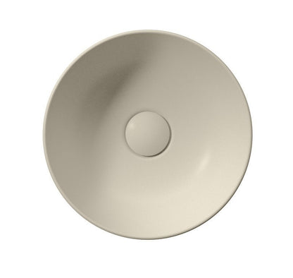 PURA Lavoar ceramic pe blat, Ø32cm, creta mat