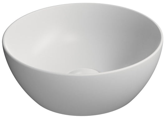PURA Lavoar ceramic pe blat, Ø32cm, alb mat