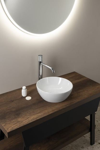 PURA lavoar ceramic pe blat Ø32 cm, alb ExtraGlaze