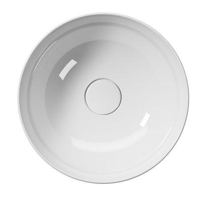 PURA lavoar ceramic pe blat Ø32 cm, alb ExtraGlaze