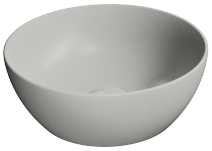 PURA Lavoar ceramic pe blat, Ø32cm, cenere mat