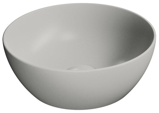 PURA Lavoar ceramic pe blat, Ø32cm, cenere mat