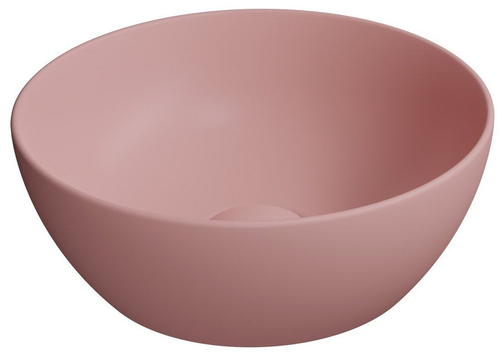 PURA Lavoar ceramic pe blat, Ø32cm, blush mat