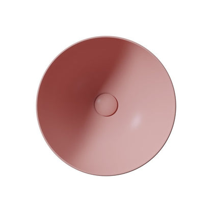 PURA Lavoar ceramic pe blat, Ø32cm, blush mat