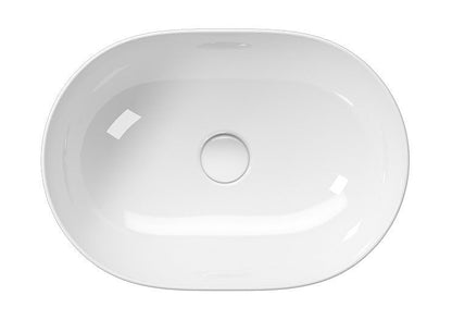 PURA lavoar ceramic pe blat 50x35cm, alb ExtraGlaze
