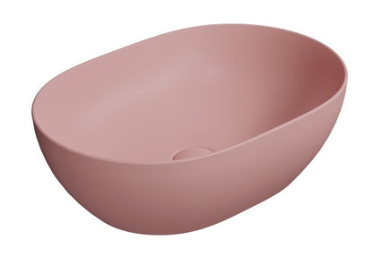 PURA Lavoar ceramic pe blat 50x35cm, blush mat