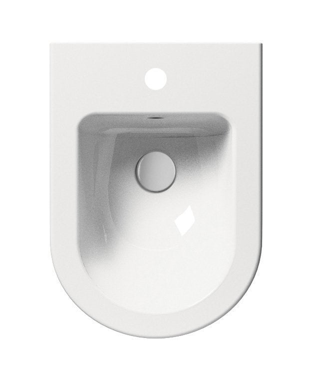 PURA bideu suspendat 36×50 cm, alb ExtraGlaze