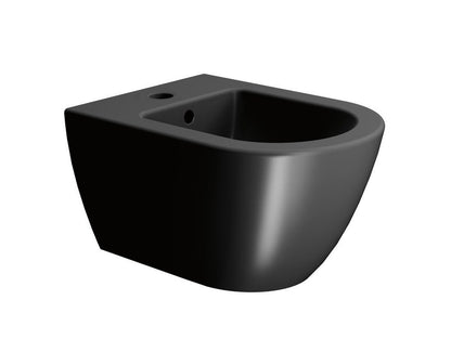 PURA Bideu suspendat 36x50cm, negru mat