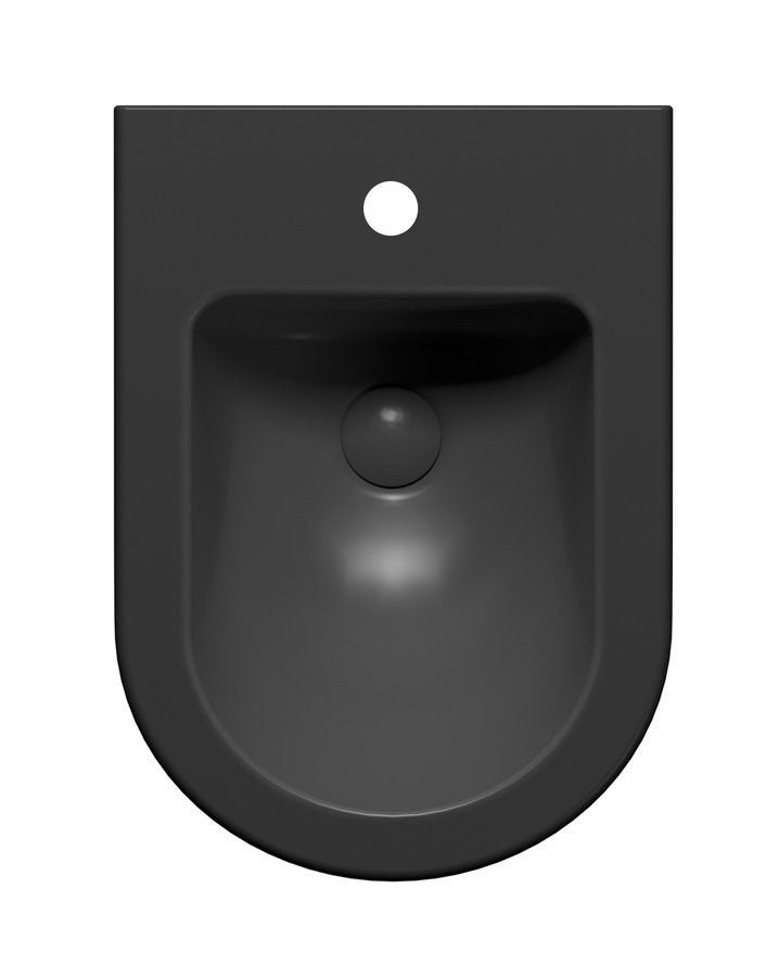 PURA Bideu suspendat 36x50cm, negru mat