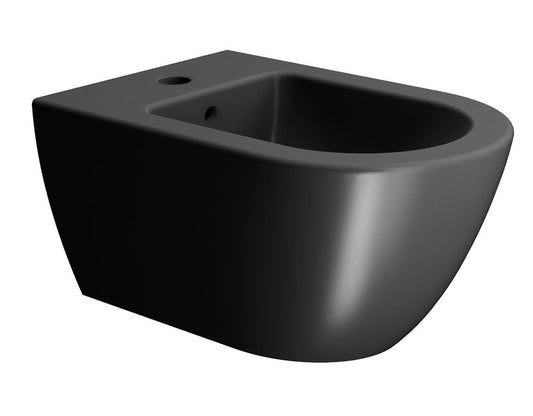 PURA bideu suspendat 36×55 cm, negru mat