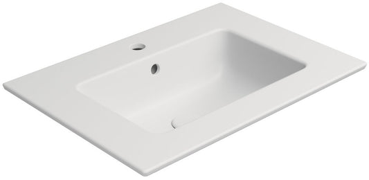 PURA Lavoar ceramic Slim 62x46cm, alb mat